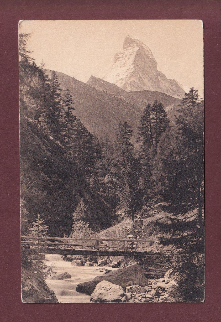 Cartoline postali: CERVIN / MATTERHORN – Usato da Pully venduto da nicecards
