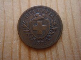 (P2) 1 Rappen 1872