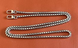 Metall Trägerketten, Länge: 127 cm (Silber)
