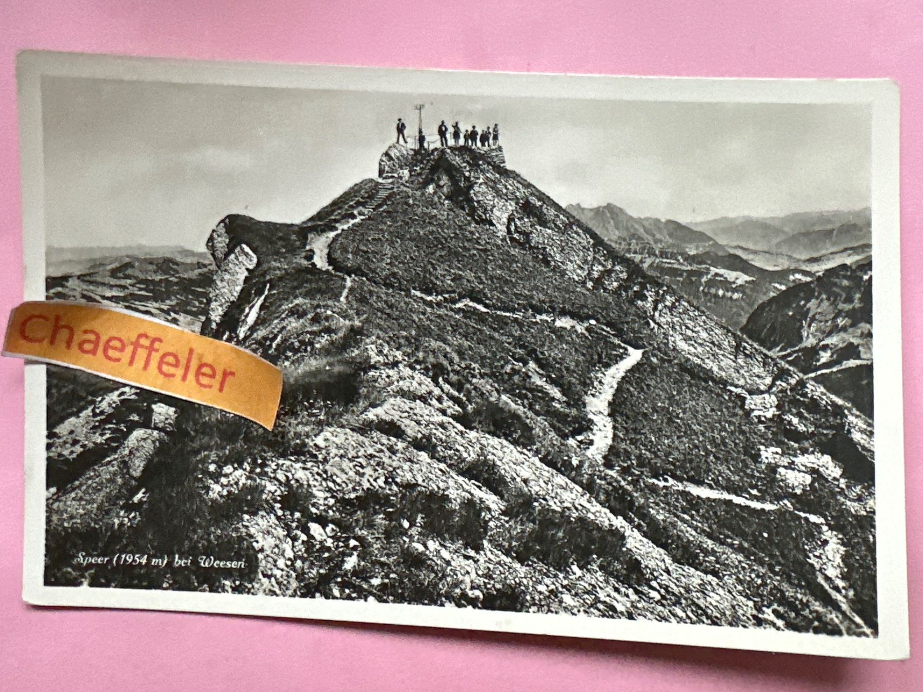 Cartoline postali: Speer bei Weesen – Usato da Zürich venduto da Chaeffeler