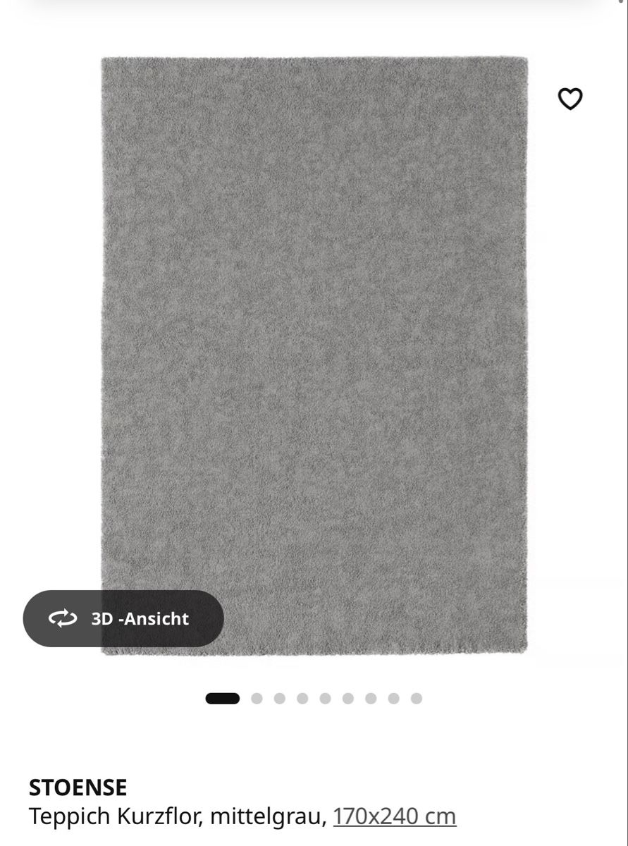 Ikea Teppiche: IKEA Teppich Stoense 170x240cm – Gebraucht aus Dorf von Porsche12