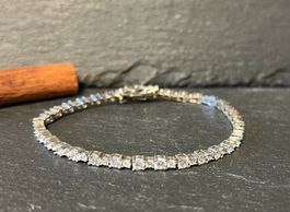 Tennisarmband 925 Sterlingsilber Länge 19cm