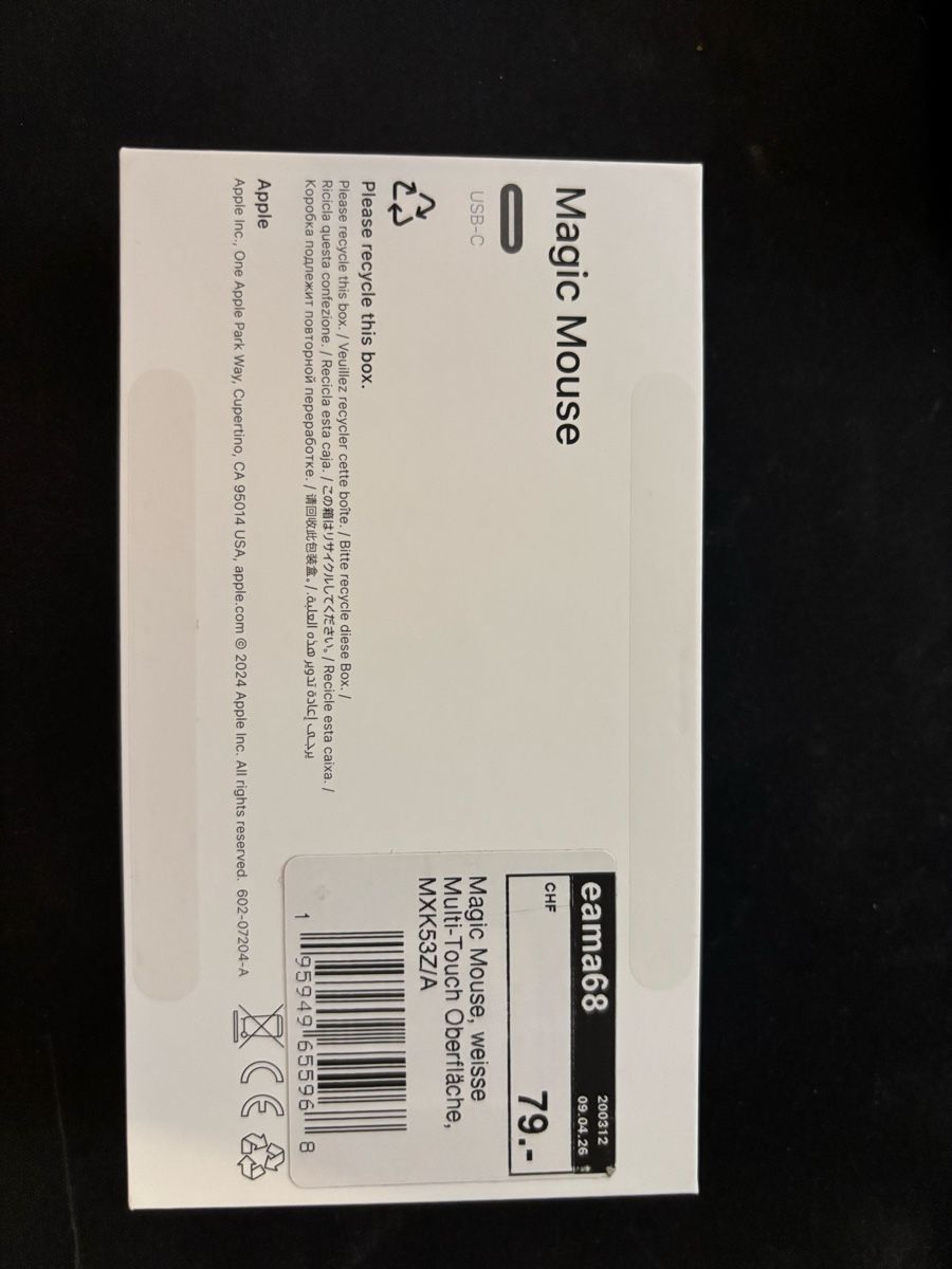 Apple Maus: Neuwertige Apple Magic Mouse USB-C – Neu (gemäss Beschreibung) aus Frenkendorf von leo_697q 3