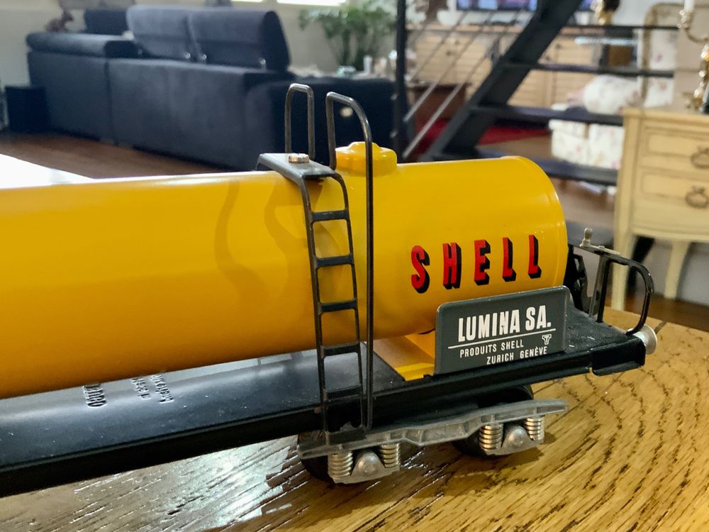 BUCO SHELL SBB 8635 VINTAGE GÜTERWAGEN, SPUR 0, TOP ZUSTAND (Gebraucht ...