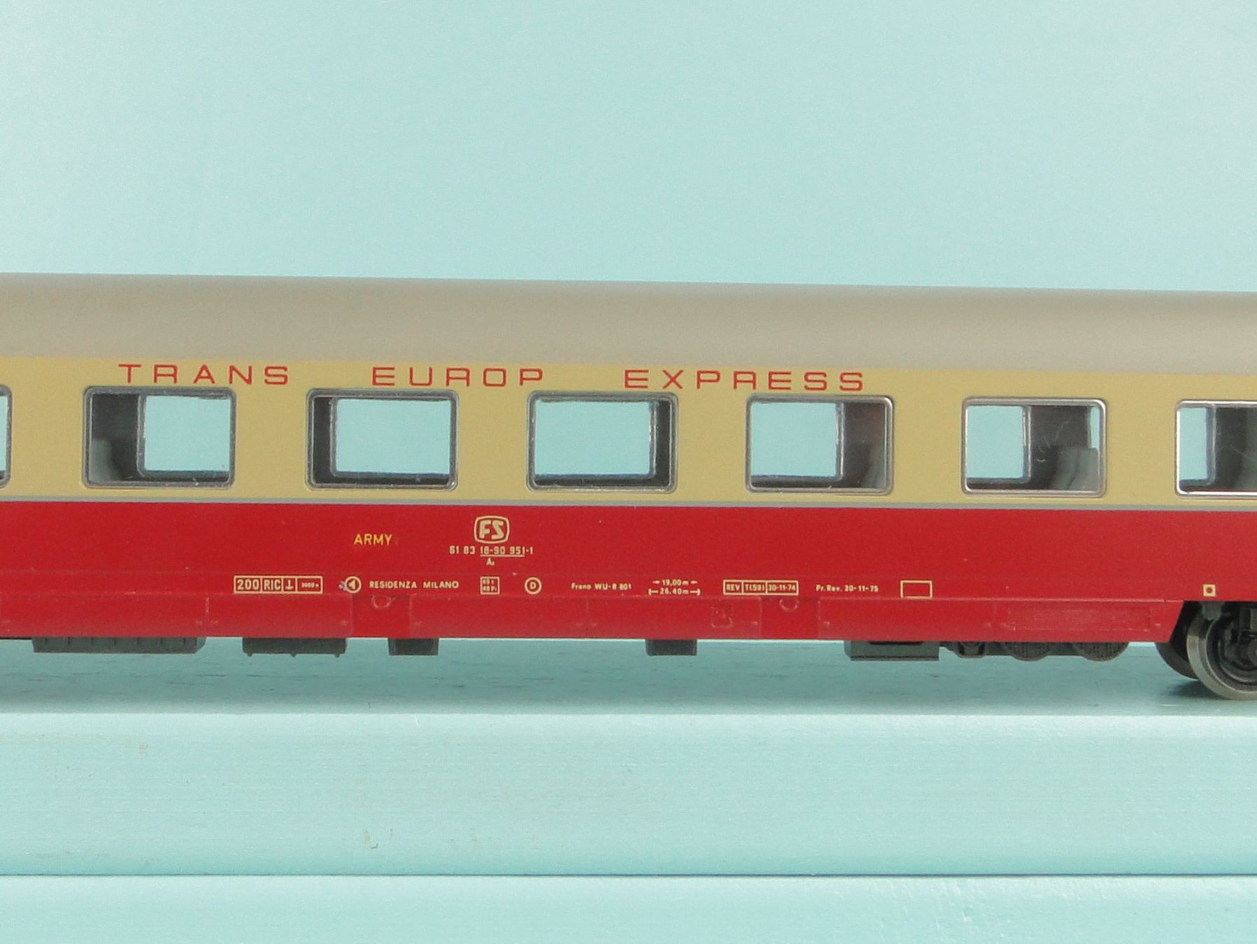 Rivarossi Modellini di ferrovie: Rivarossi H0 2557 FS TEE Salone – Usato da Bülach venduto da cann11 5