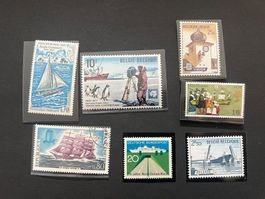 Belgien, Frankreich Lot Schiffe 1970  ** (4193)