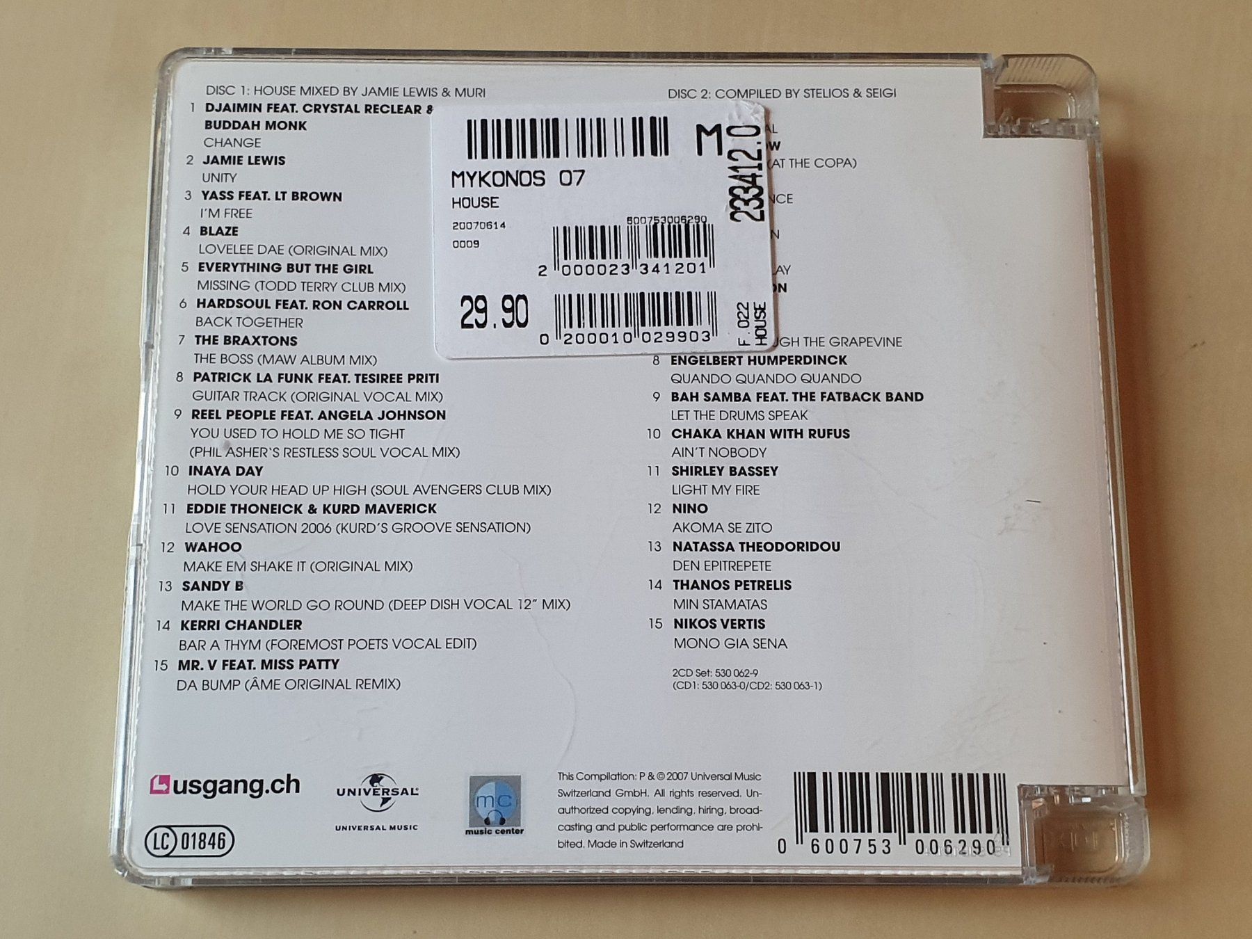 CD: Mykonos 07 – Usato da Stansstad venduto da collectorsshop 1