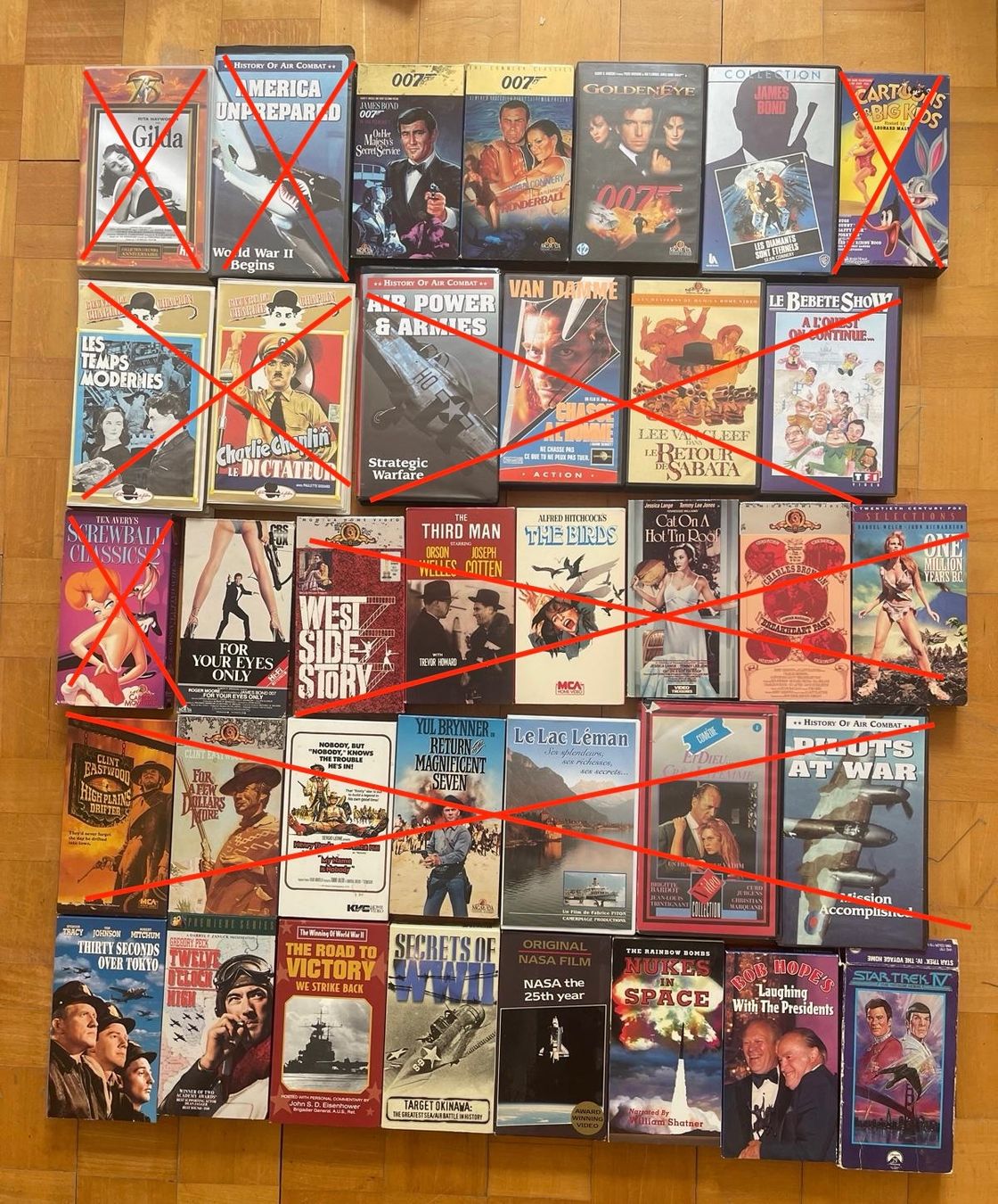 Toutes les VHS: 18 VHS - Collection James Bond 007 – D'occasion à Biel/Bienne par Jan_321 2