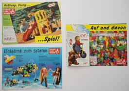 Franz Carl Weber Prospekte 3Stk., P1/98, P2/98 + P3/98 1998