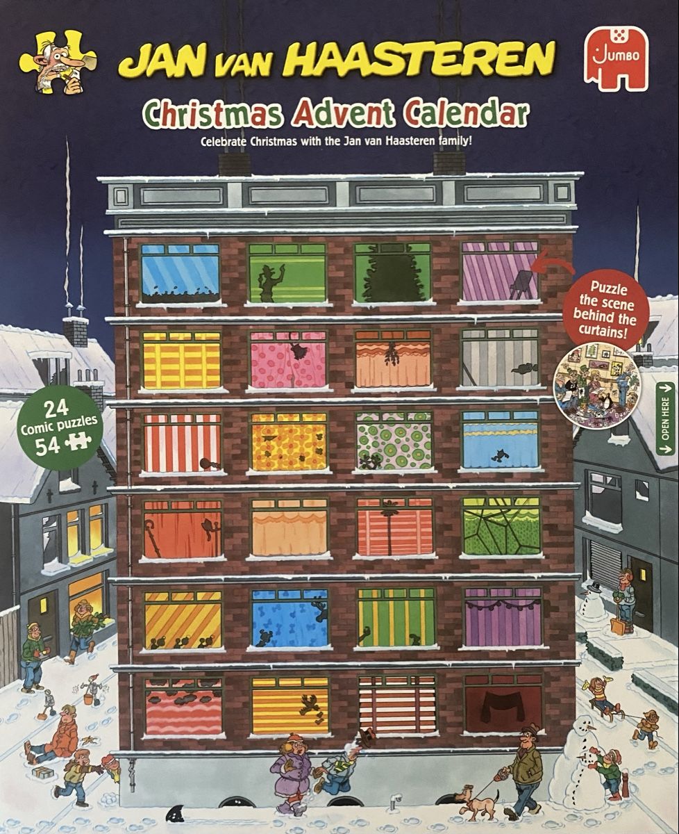 Puzzles: Adventskalender Puzzle, Jan van Haasteren – Gebraucht aus Malters von Lila-Nissie