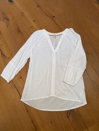 Weisse Esprit Bluse, Grösse 34