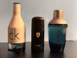 CK, Ferrari, Hugo Boss - Eau de Toilette Set