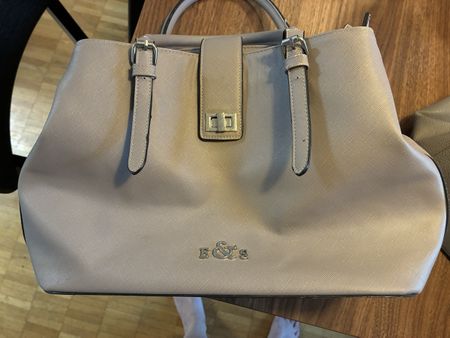 Handtasche beige Marke E&S guter Zustand