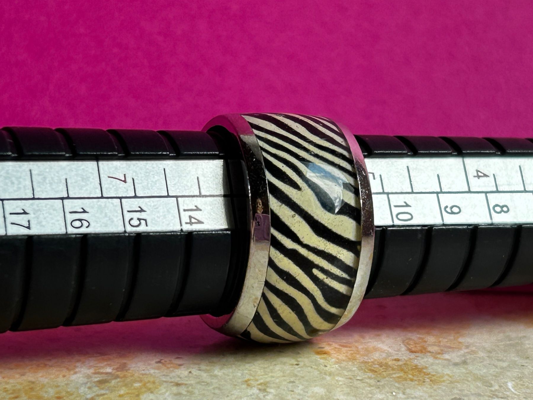 Ringe: Silberring Zebra (52) – Gebraucht aus Dittingen von Bijoubelle 6