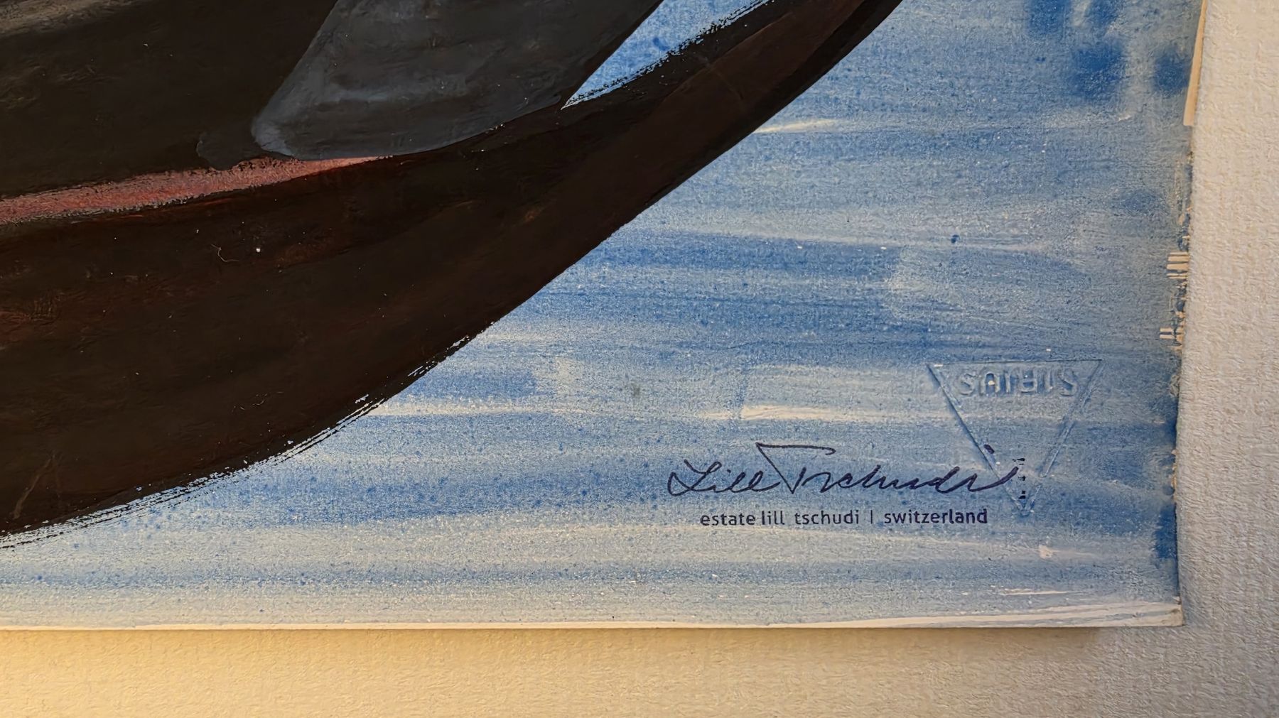 Dipinti: Lill Tschudi Original Aquarell 50x25cm – Usato da Emmenbrücke venduto da Kunstankaufverkauf 1