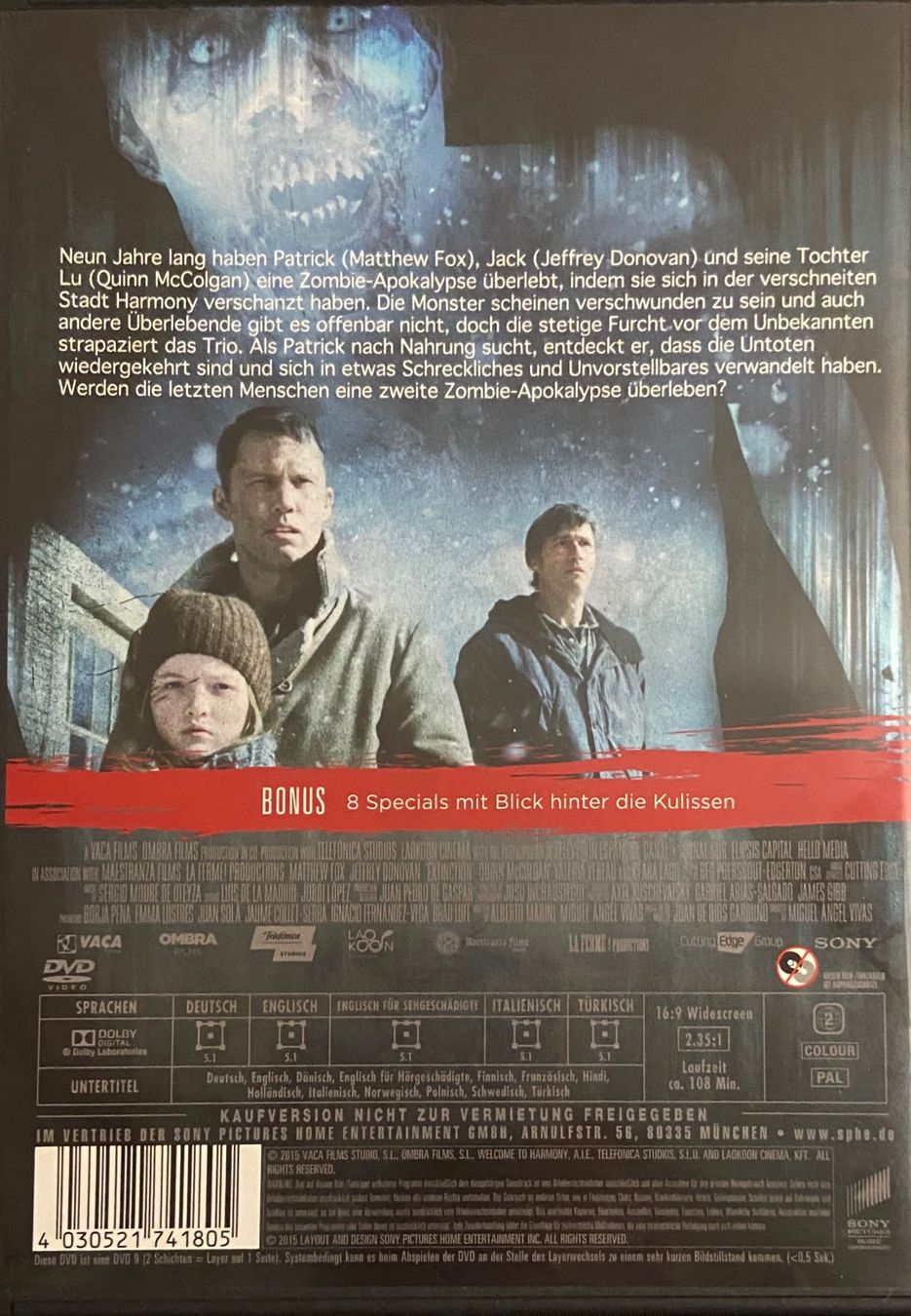 Tous les DVDs: Extinction DVD Horror/Sci-Fi • Matthew Fox – D'occasion à Luzern par Lycka 1