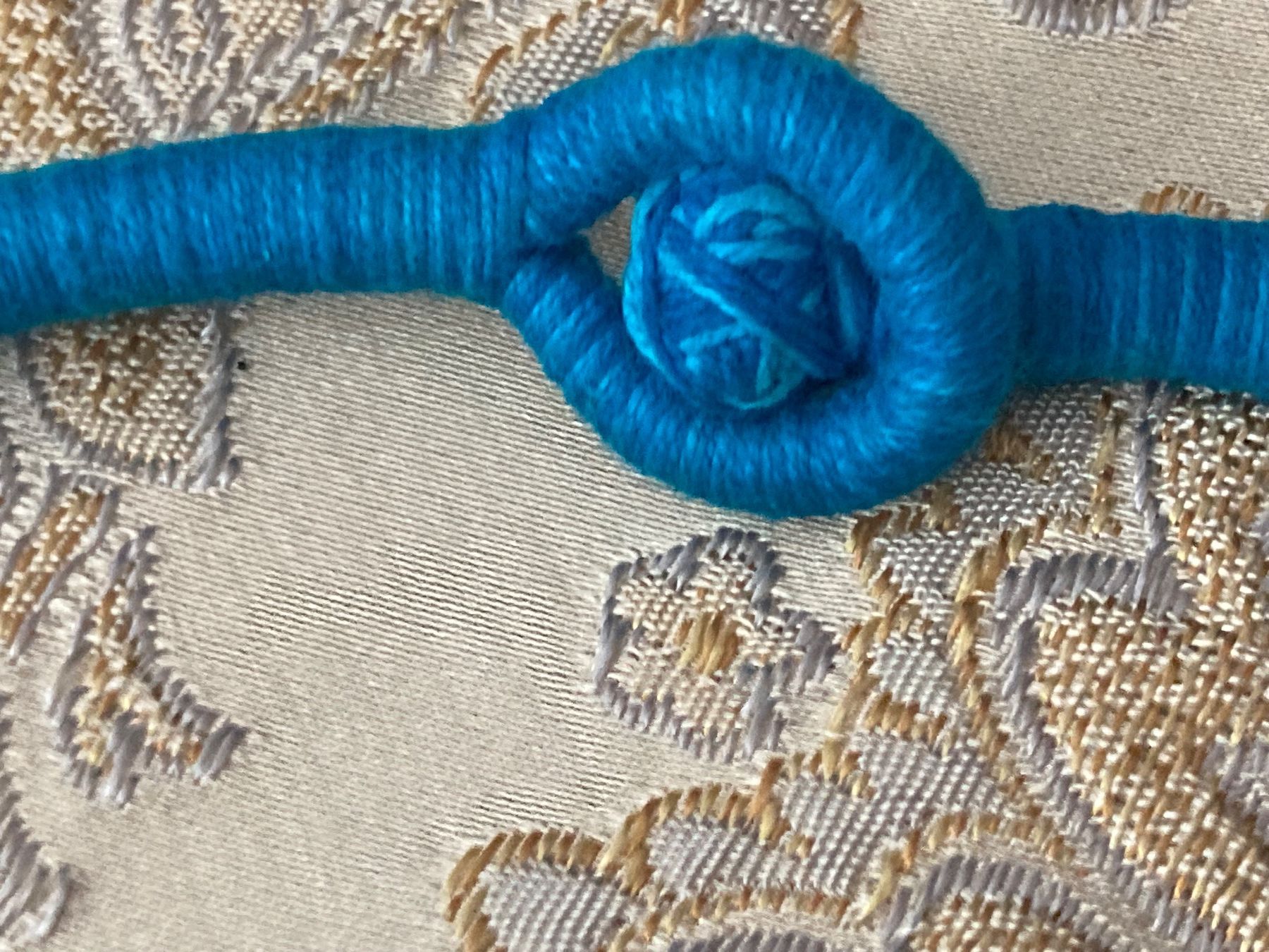 Catenine: Collier vintage en verre Cobalt – Usato da Marly venduto da Antigona71 2