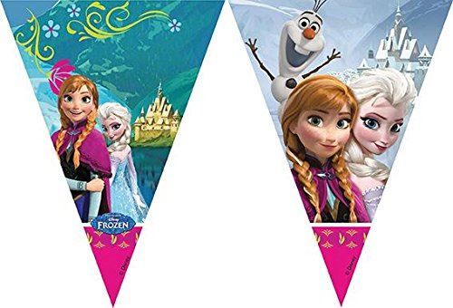 Disney Tutte le decorazioni: Frozen / Wimpelkette 9 Fahnen – Nuovo e nell'imballaggio originale da Wetzikon ZH venduto da partyonlineshop