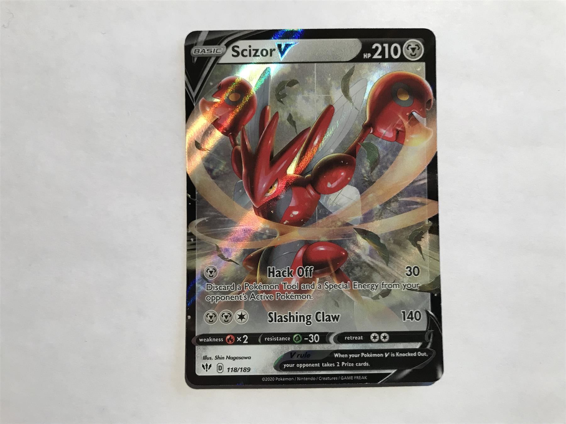 Pokémon Sammelbilder & Trading cards: Scizor V – Neu (gemäss Beschreibung) aus Hagendorn von Pokecollectorch 1