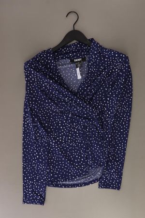 DKNY Langarmbluse Gr. M blau