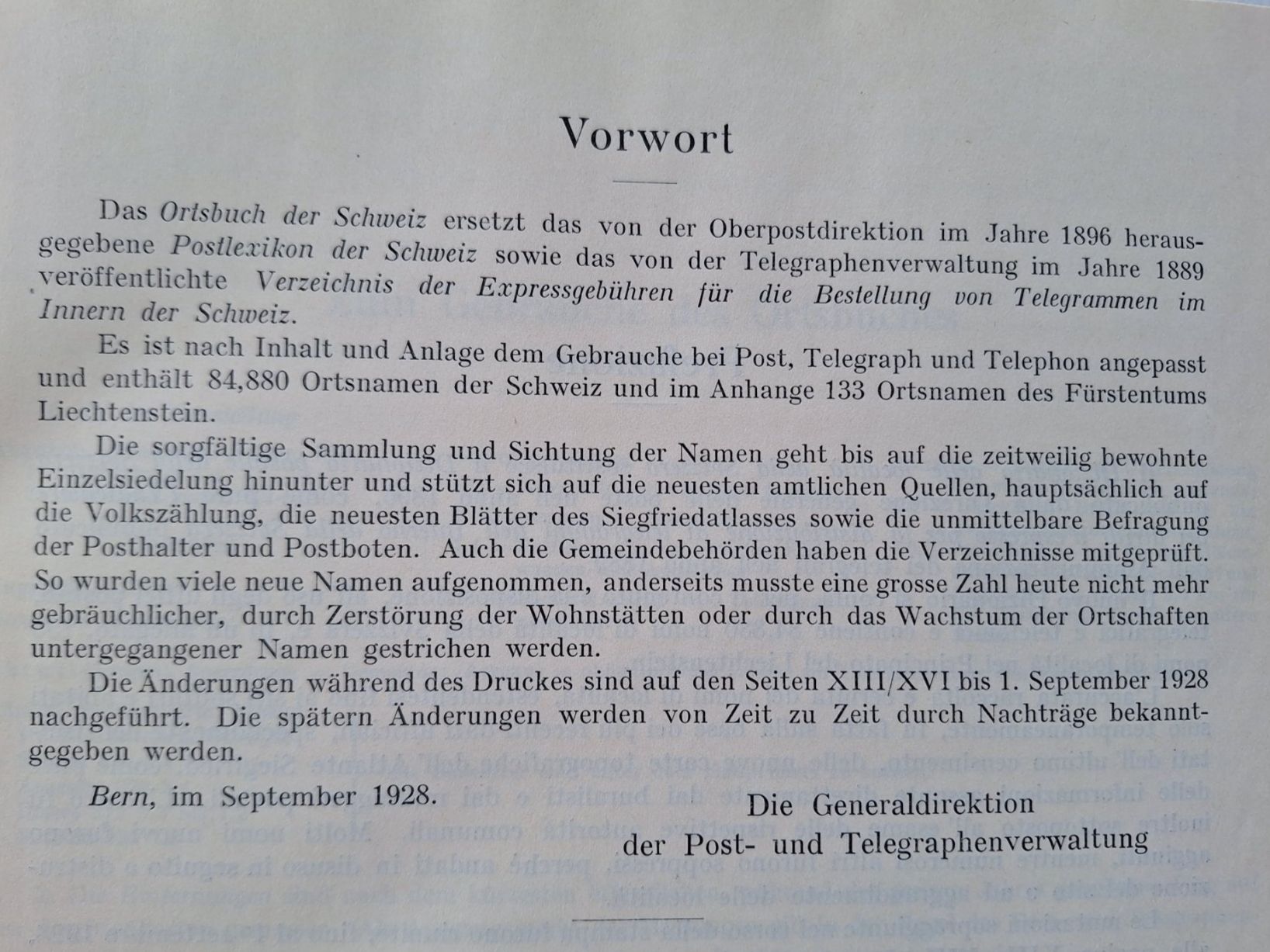 Libri: ORTSBUCH DER SCHWEIZ 1928 – Usato da Huttwil venduto da Kunterbuntli 3