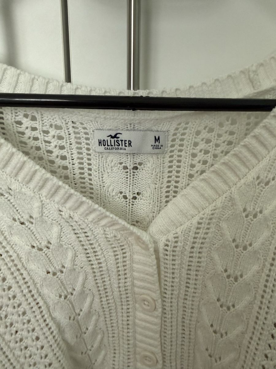 Hollister Giacche: Hollister Strickjacke Weiss Gr M – Usato da Unterägeri venduto da ann_x8pf 1