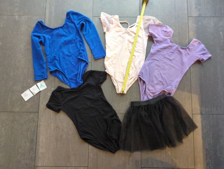 Ballet Kleider Set Kunstturnen 5-teilig, Nr. 44A