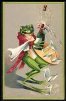 Frosch lässt die Korken knallen, vermen