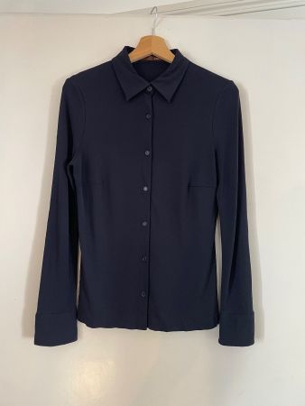 Bally Bluse Dunkelblau Gr. 36 (ITA 42)