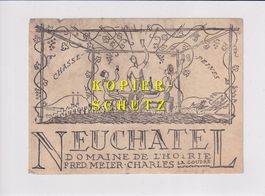 Etikette - Neuchâtel "Chasse-Peines" /bd