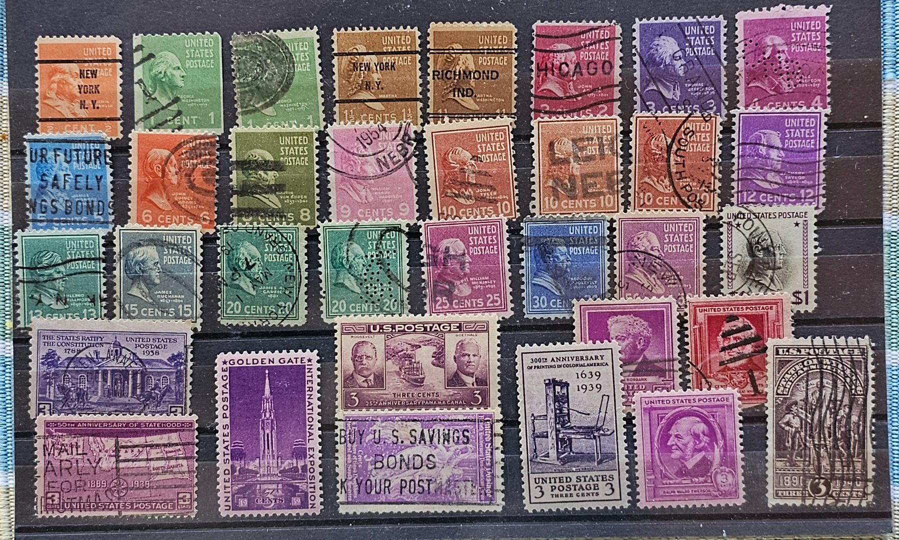 Tutti i francobolli: USA timbres anciens – Usato da Les Valettes venduto da Nuba1