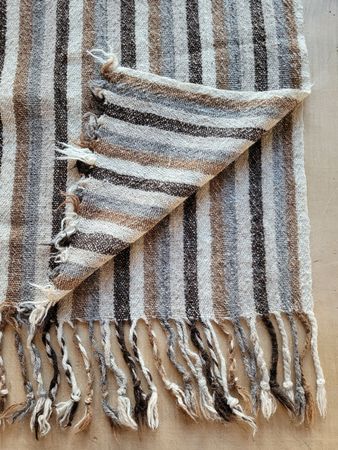 Schöner warmer peruanischer Poncho, Decke, 100% Alpaka
