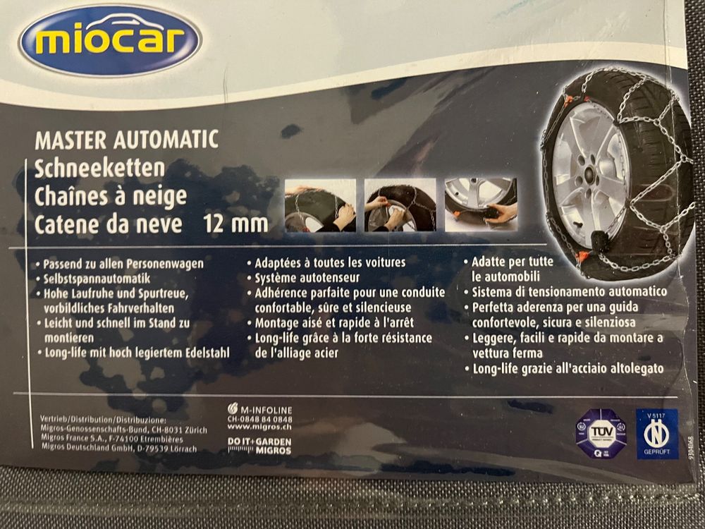 Weisenfels Schneeketten TRAK M92 | Größe 235/50 R19 | ONORM V5117 Zugelassen