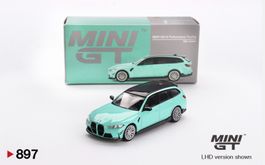 BMW M3 M Performance Touring 1/64 Mini GT Mint Green