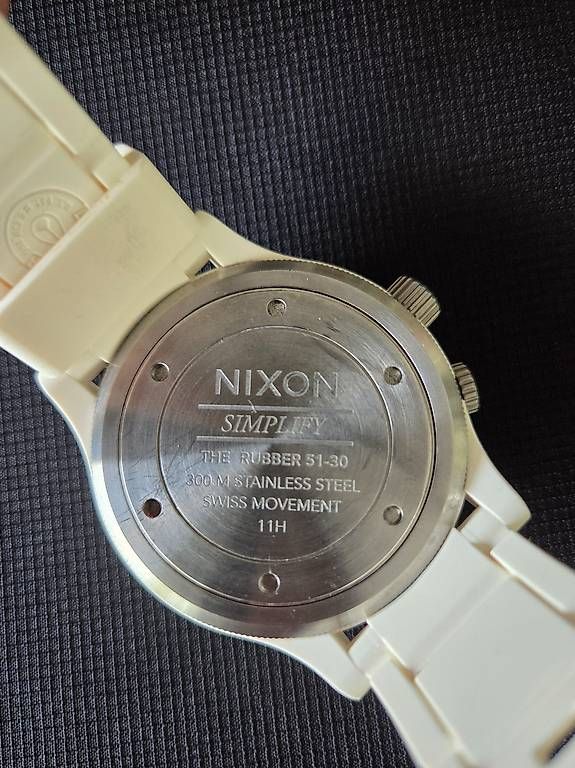 Orologi: Nixon Simplify 51-30 Uhr, white – Usato da Buochs venduto da freeride1512 4