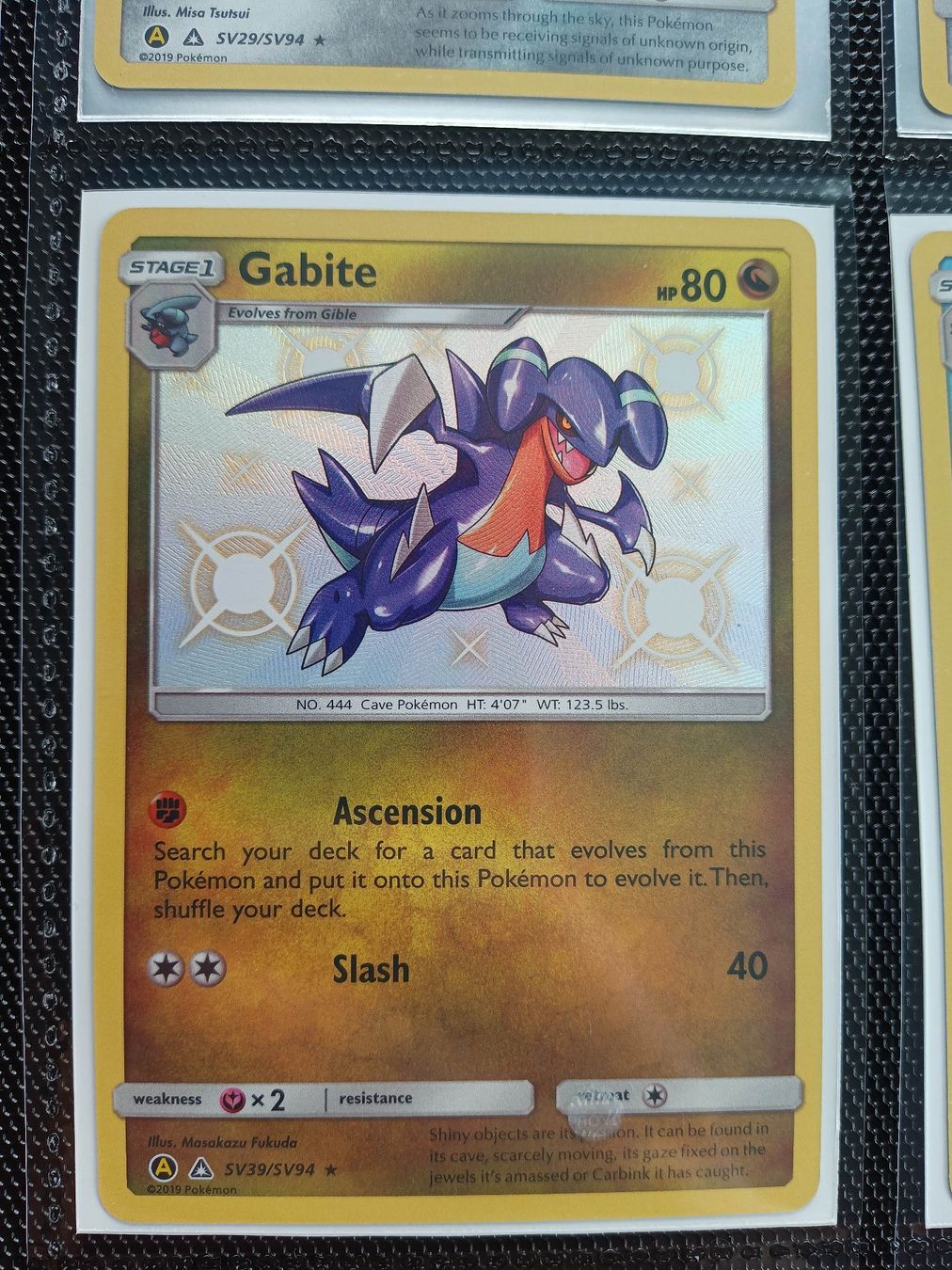 Pokémon Carte collezionabili: Shiny Gabite Hidden Fates – Usato da Altstätten SG venduto da GGsGameshop