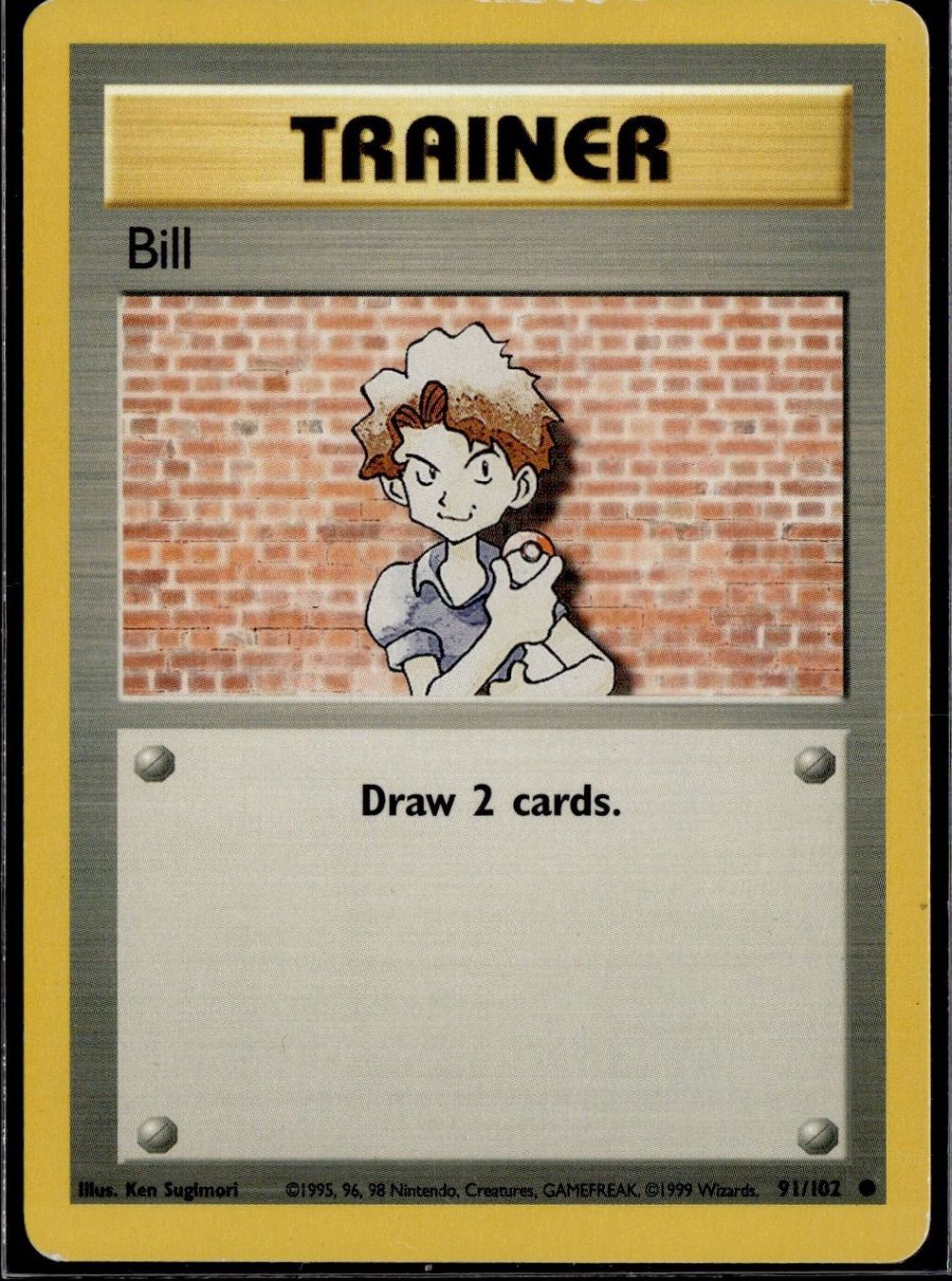 Pokémon Carte collezionabili: Bill 91/102 | Base Set Pokémon TCG – Usato da Zürich venduto da pokemon_cards