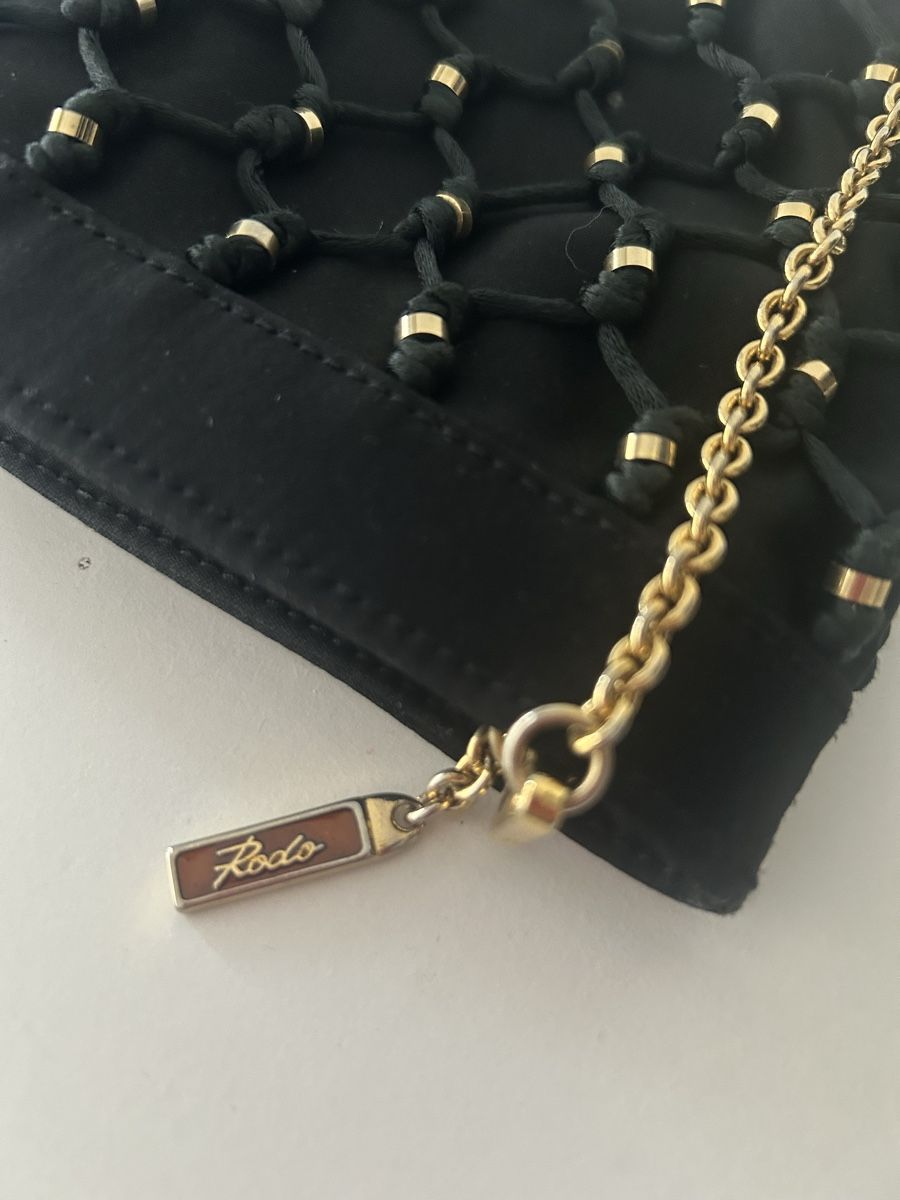 Sacs femmes: Rodo Handtasche schwarz mit Kette – D'occasion à Allschwil par meeresperle 2