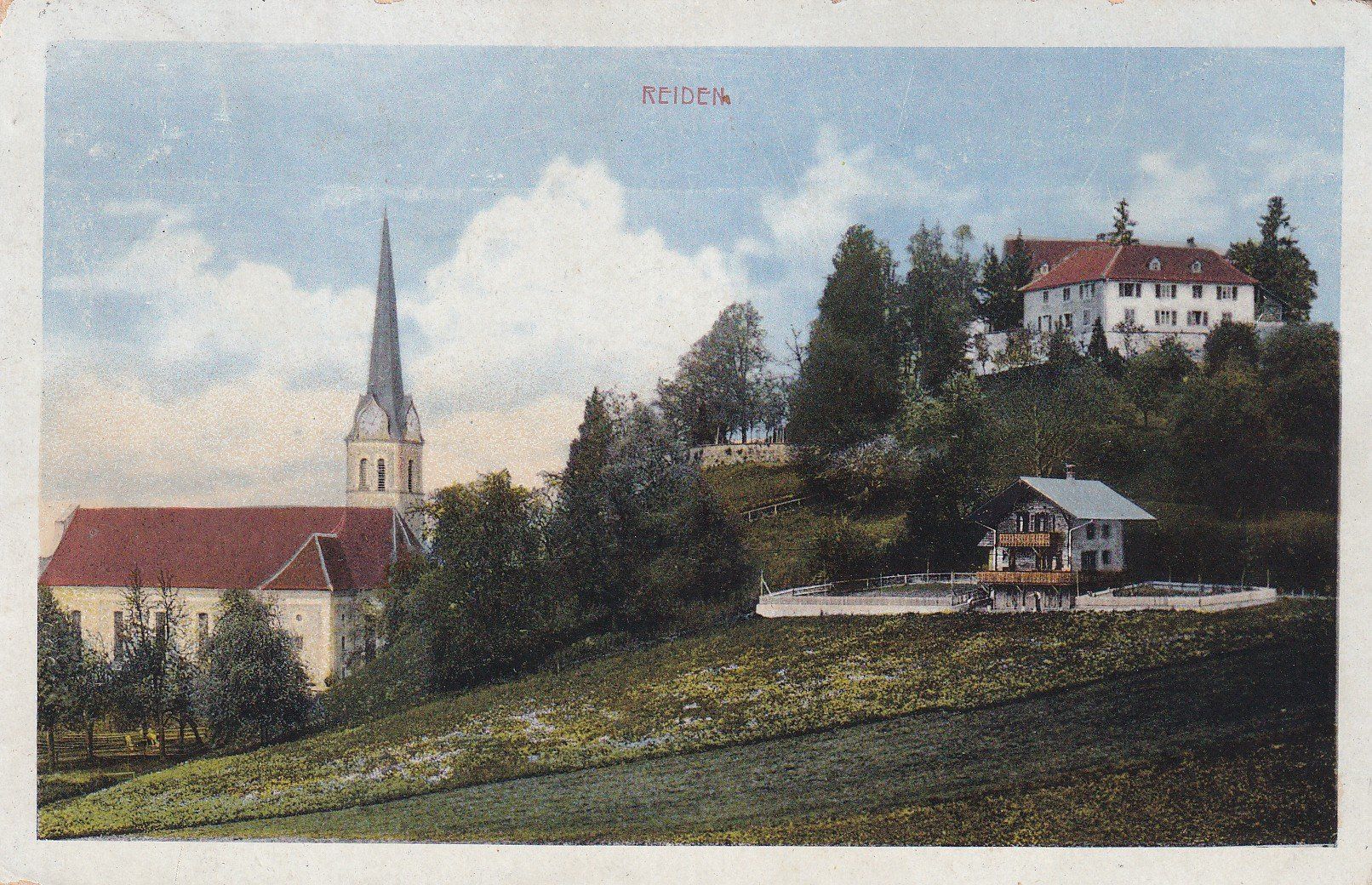 Ansichtskarten: Reiden  1919 – Gebraucht aus Cormoret von Pascalll2001