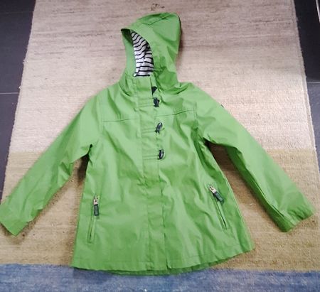 Gefütterte Regenjacke, Gr. 116/122