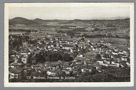 1949, MENDRISIO, PANORAMA DA SALORINO, INTERESSANTE VEDUTA