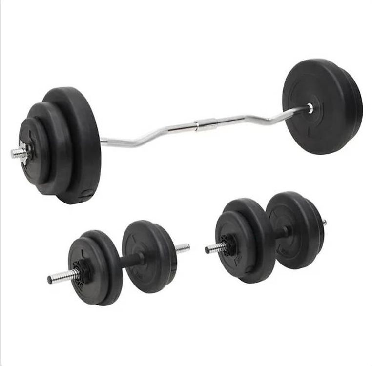langhantel-und-kurzhantel-mit-gewichten-60-kg-gebraucht-in-z-rich-f-r