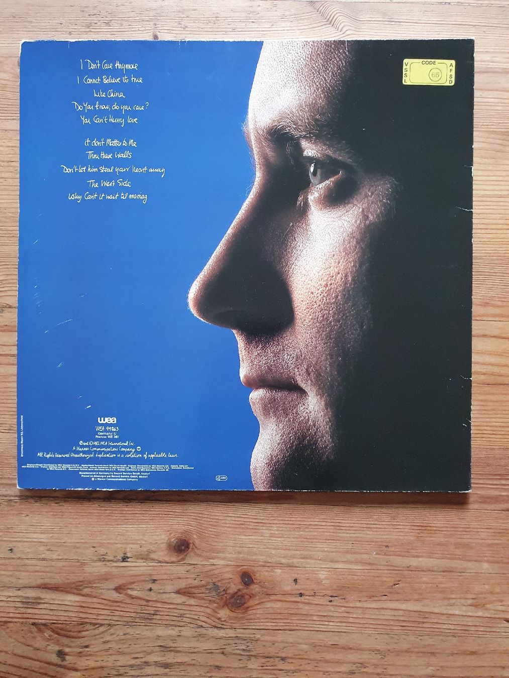 Vinyles: Phil Collins Hello I Must Be Going Vinyl LP – D'occasion à Sirnach par dimitri1963 1