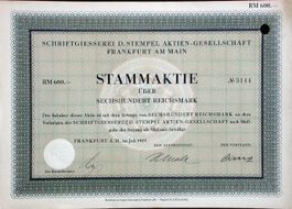 Schriftgiesserei D. Stempel AG, Frankfurt - 1929