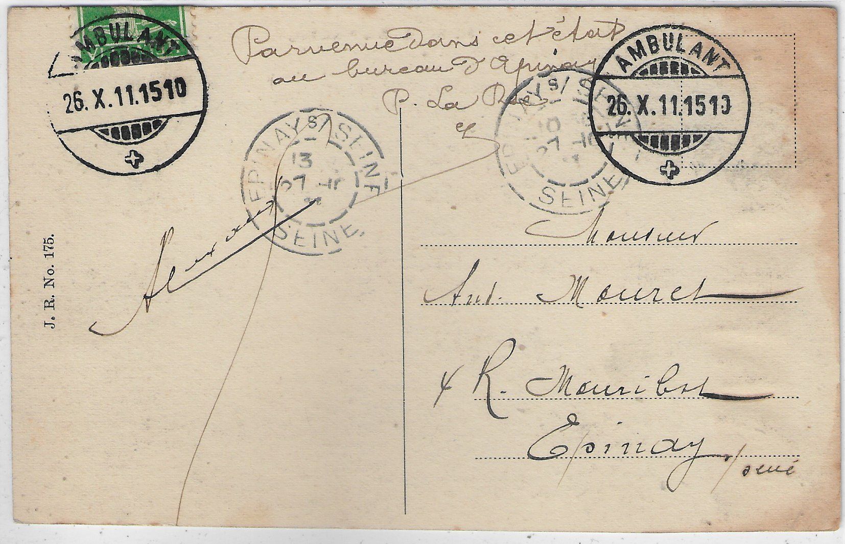 Ansichtskarten: St. Imier - Rue Francillon - animee – Gebraucht aus Ettingen von Kartenplanet 1