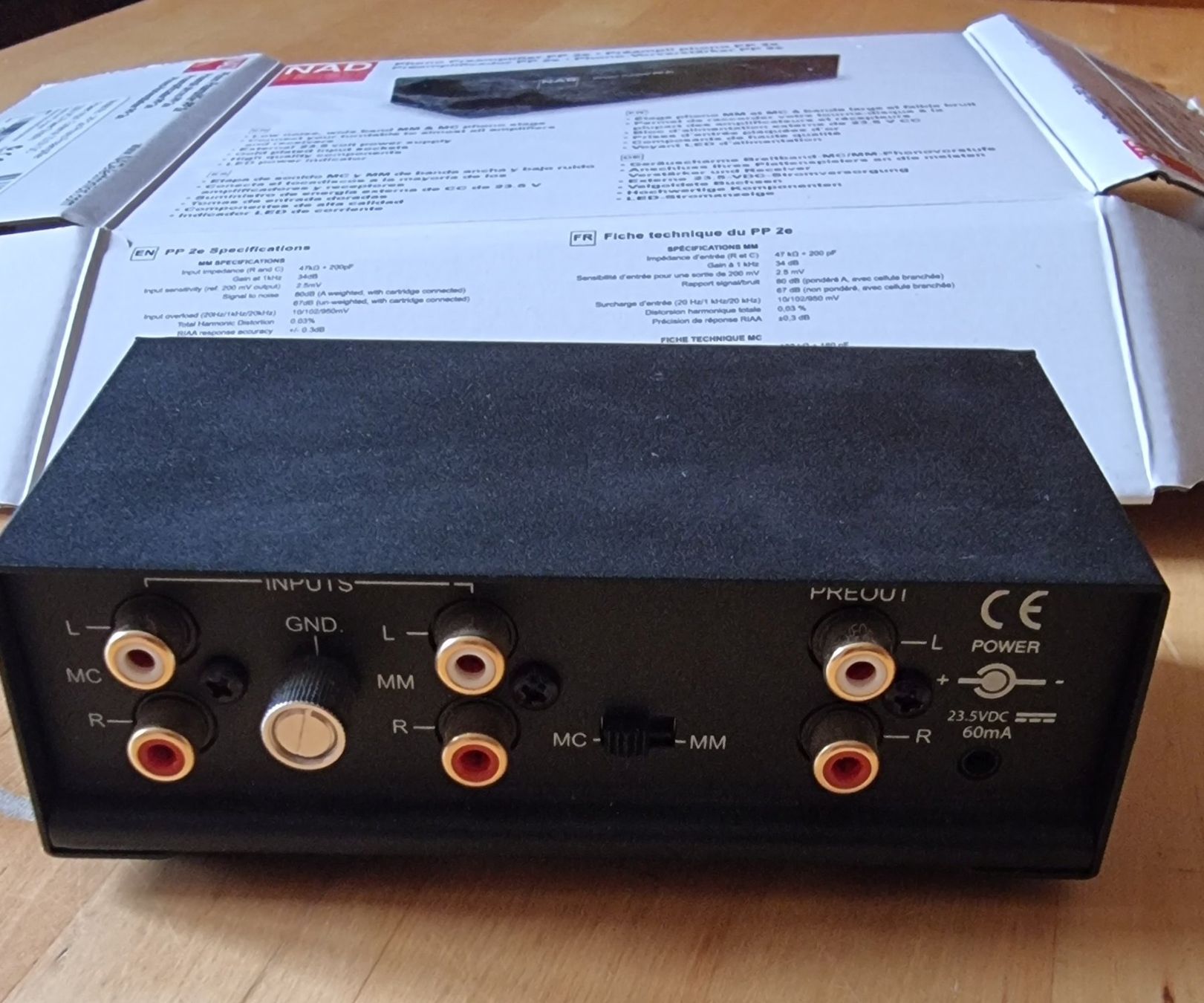 Nad Amplificatori: NAD Phono Vorverstärker PP 2e MM/MC – Usato da Luzern venduto da Frizzz 1