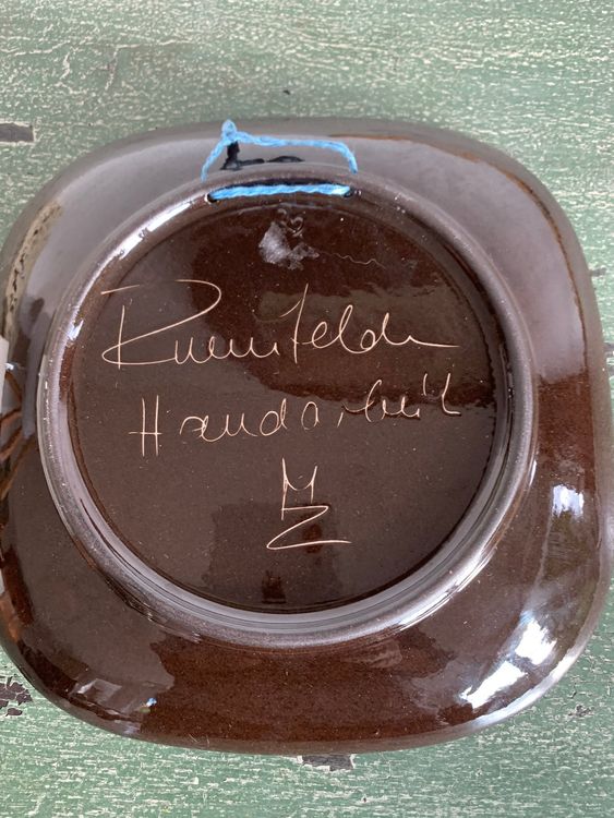 Vintage Keramik Teller Rheinfelden Handarbeit Kaufen auf Ricardo