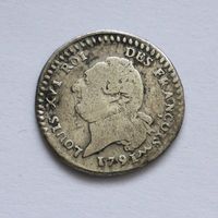 FRANKREICH/France, 15 Sol 1791 N - LOUIS XVI, Roi d.Francois