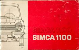 Betriebsanleitung - Simca 1100
