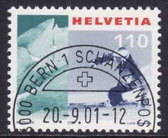 SBK-Nr. 1037 (Tourismus: Wintersport 2001) ET-gestempelt